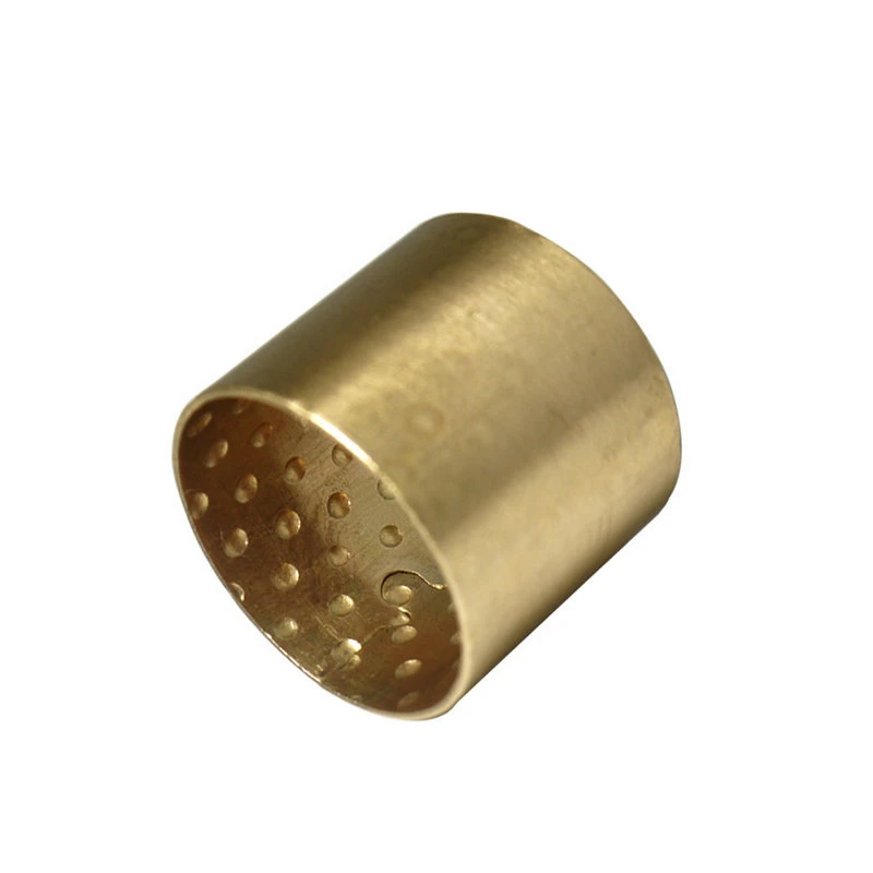 Customized CNC Sleeve Brass Bush Spring Reducing Thread Flange Metal Drill Bushing