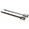 Customized hollow piston rod with hard chrome plated adjustable shock absorber