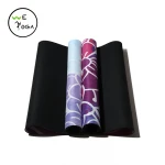 Customized logo and color gymnastics non toxic eco friendly extra long yoga mat roll