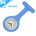 Customized logo Quartz Silicone Nurse Watch