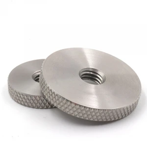Customized M3 M4 M5 M6 304 Stainless Steel Knurled Thumb Nut
