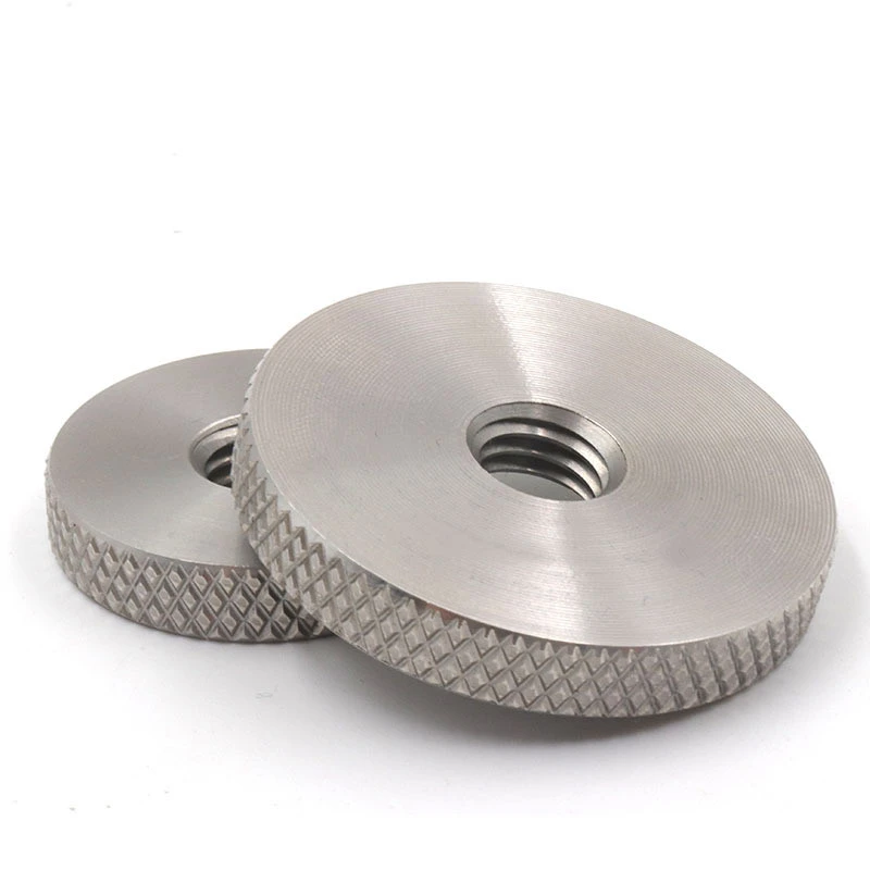 Customized M3 M4 M5 M6 304 Stainless Steel Knurled Thumb Nut