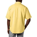 Customized Short Sleeve UPF 50+ Breathable Moisture Wicking Outdoor River Guide Fishing Shirts