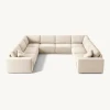 Customized Size Sectional Sofa Sofa Set Furniture Living Room Bella Modular U-sofa Sectional