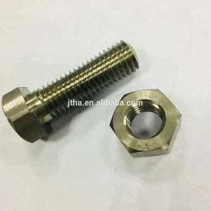 Customized titanium screw bolts/ Titanium Fastener with high quality