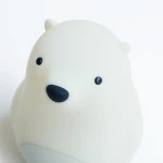 Cute small clock christmas electric pet happy cartoon soft silicone light kid toy