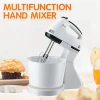CX-6620 Good Quality 120W 7 Speed ABS Stand Food Hand Mixer With a Rotating Bowl For Kitchen Sale