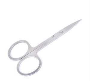 CYSHMILY Stainless Steel Manicure Scissors Cuticle Cutter Eyebrow Scissor Eyebrow Nose Hair Scissors Nail Make