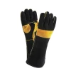 DEKO 15 Inch Leather Welding Gloves - For Tig Welders/Mig/Fireplace/Stove/BBQ/Gardening/Welding Mask/DIY Wood Working