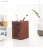 Import Desk Organizer Stationery Bamboo Table Pen Holder,  office square wooden pen storage holder, pencil organizer stand container from China