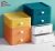 Import Desktop Stackable Colorful drawer storage box office desk organizer box for stationery sundries tools from China