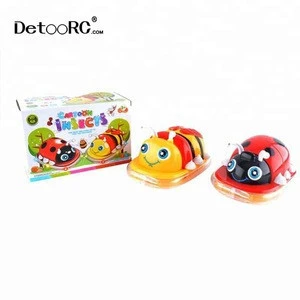 Detoo Plastic Animal Toys Electrical Car With Music And Lights Cartoon Animal Toys Car