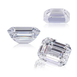 Diamond IGI GIA Certificate 1CT 2 Carat Emerald Cut Loose Synthetic Lab Created HPHT CVD Lab Grown Diamond