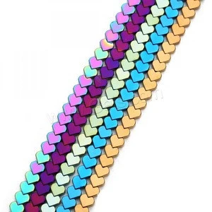 Differ color option 6mm non magnetic hematite beads