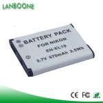 Digital Camera battery Li-ion battery ENEL19 EN-EL19 fit for Coolpix S2500 S3100 S4100 S3300 S4300