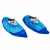 Import Disposable CPE shoes covers PP + CPE Skid shoe cover Blue + White Half Peritoneum Waterproof anti slip Shoe cover from China