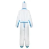 Disposable safety protection medical clothing with hood and shoes