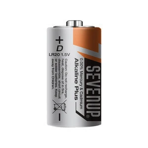 D/LR20/AM-1 1.5V Alkaline zinc-manganese Sevenup digital alkaline duty battery