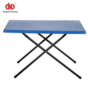 DN-007 OEM Acceptable Folding PP Light Weight Plastic Picnic Table Set With Umbrella