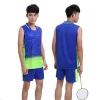 dry fit sublimation jersey badminton uniform design, sleeveless volleyball jersey