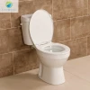 Dual Flush Water Saving 2 Piece Toilet  Henan Medium Size Bathroom Ceramic WC Sanitary Ware