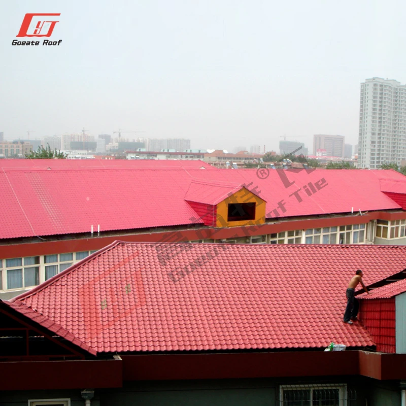 durable anti corrosion long life span pvc plastic roof construction building materials  synthetic resin tile