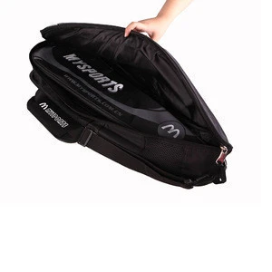 Durable Badminton Racket Bag Ball Badminton Racket Gym Bag with Shoe Pocket