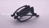 Durable Easy To Carry Black Mini Plastic PC Led Light Folding Pocket Reading Glasses