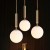 Import E14 Glass Lampshade Aluminum Body White Hanging Droplight Luxury Long Pendant Light from China