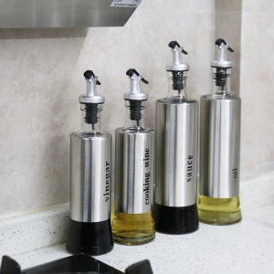 *Easy life kitchen  tools glass  storage &amp; jar  cooking oi olive Vinegar bottle for BBQ