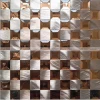 Ebro Mosaic latest design hot sale beveled glass kitchen backsplash white glitter glass mosaic tile