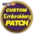Import Eco-Friendly 2020 patch custom iron on patches embroidery from China