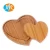 Import Eco Friendly Bamboo Heart Shaped Serving Tray  3pcs set Plate from China