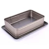 Eco-Friendly FDA/LFGB leakproof rectangle springform pan cheesecake pan bakeware with removable bottom supplies