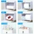 Import Ecoco Luxury Punch-Free Wall Mounted Bathroom Facial Tissue Paper Box Cover Rectangular ABS Plastic Toilet Paper Towel Holder from China