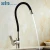 Import Economic Cheap Faucet Single Handle Color Silicone Rubber Flexible Hose Brass Kitchen Sink Water Mixer Tap from China