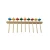 Import Educational student homeschool math toy 9 rop counting rack wooden beads abacus diy toys diy items for kids from China