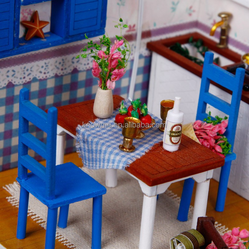 Buy Educational Toys For Kids Diy Doll House Wooden Furniture Dolls ...