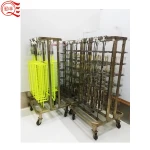 Elastic eyeglasses frame electrostatic paint spray gun used for reciprocating liquid spraying machine