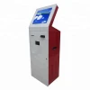 Electronic payment kiosk terminal with coin dispenser