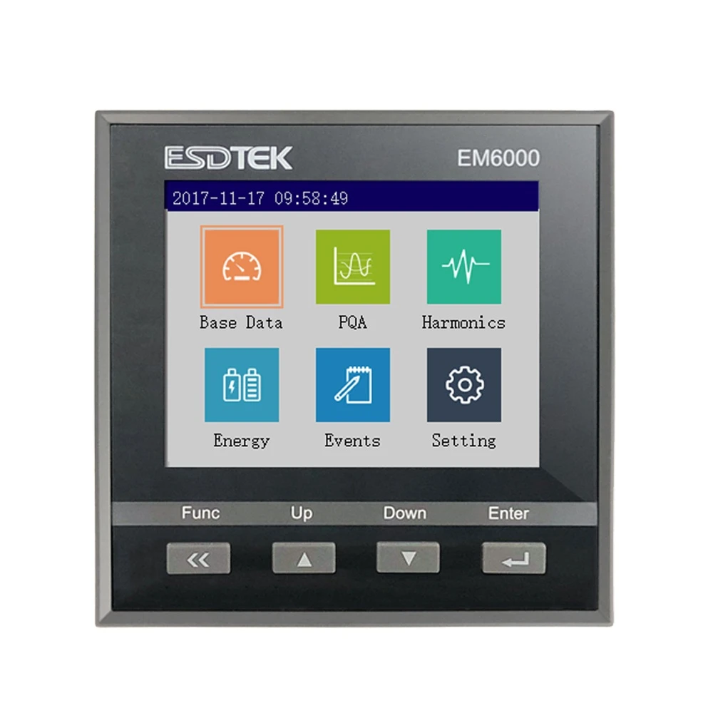 EM6000 Power quality analyzer/energy analyzer meter/multimeters/electrical power quality measurement