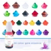 Epoxy UV Resin Coloring Dye jewelry Colorant Pigment Mix Color for DIY Hobbiers 24 colors