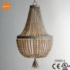 european style antique wood beaded chandelier manufacturers for living room