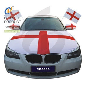 European style charming knitted polyester clear car hood covers