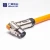 Import EV Shielded 50mm2 Cable With HVIL 8mm Single Pin Right Angle Plugs 200A Connector DC 1500V from China