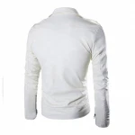 Explosive Korean Style Motorcycle Slim Leather Mens Leather Jacket Jacket British Fashion Mens PU Leather Jacket