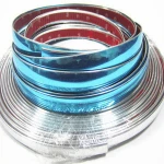 exterior accessories black chrome car strips moulding trim