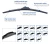 Import Exterior Accessories Car Universal Wiper Blade Car Windscreen Wipers multi clips OEM front wipers from China