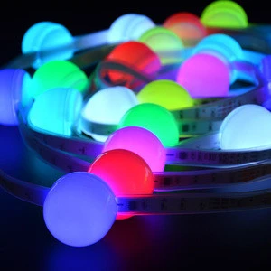 Factory direct led pixel with 5050 RGB bluetooth magic light with IP68 waterproof full color bulb String lights set