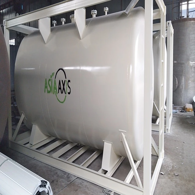 Factory price 40m3 Stainless steel 304/316L iso container oil tank  Horizontal type water tank